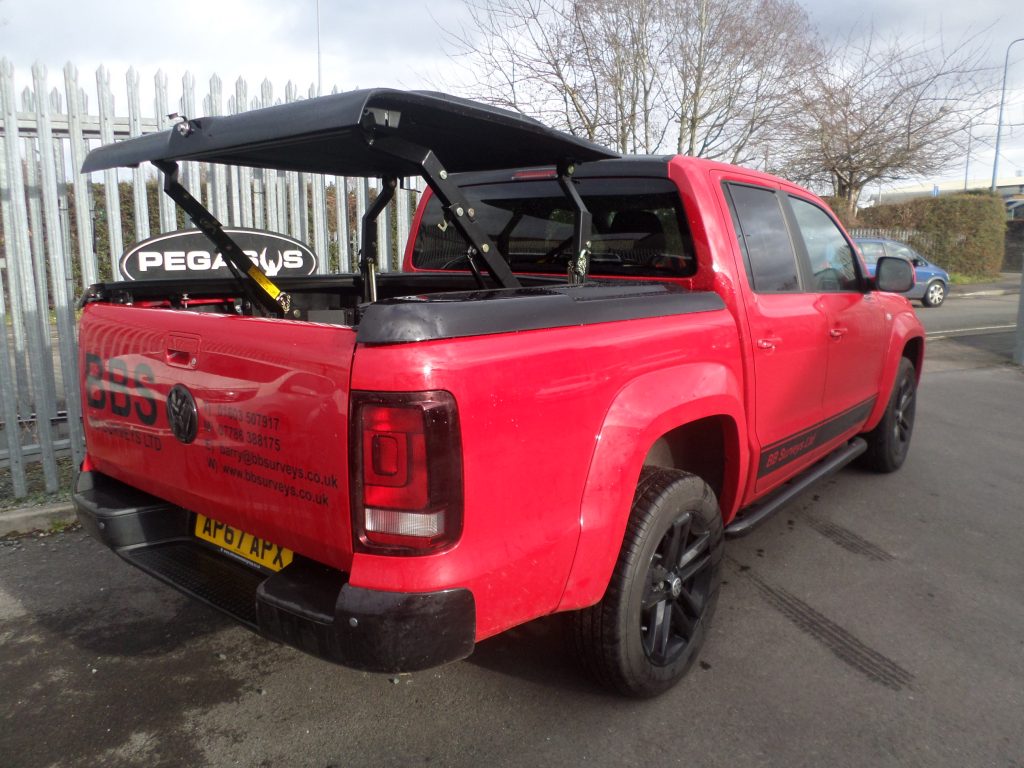 vw amarok tonneau lid canopy